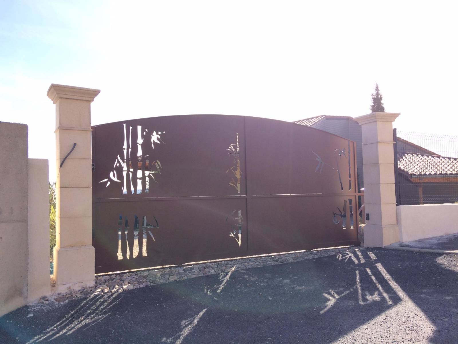 Rénovation de portail par thermolaquage à Manosque