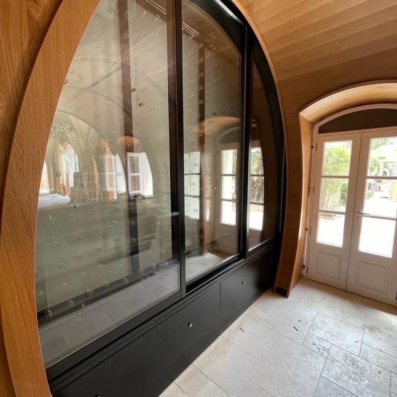 Thermolaquage d'un ensemble de serrureries pour Château Estoublon à Fontvieille 13390