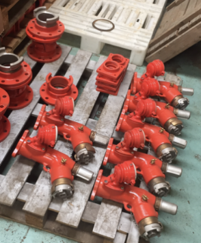 Préparation de pièces métalliques avant application peinture liquide