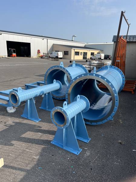 Pièces pour industrie thermolaquées