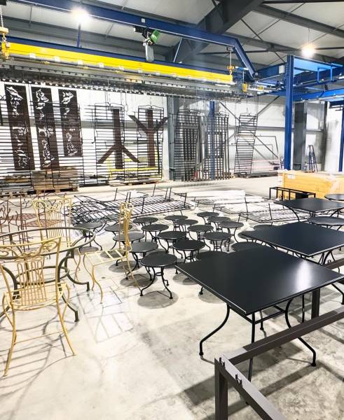 Rénovation d'un salon complet de jardin en fer