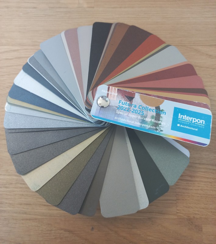 Large choix de teintes et de finitions pour thermolaquage à Manosque