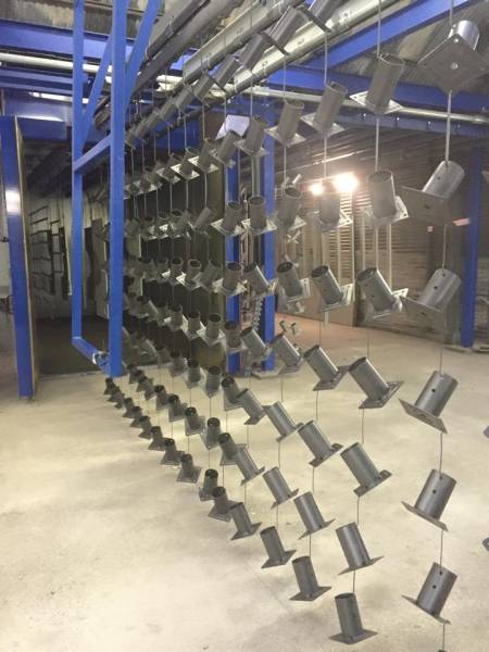 Thermolaquage de mobilier urbain (grilles d'arbre) à Aix-en-Provence (13)