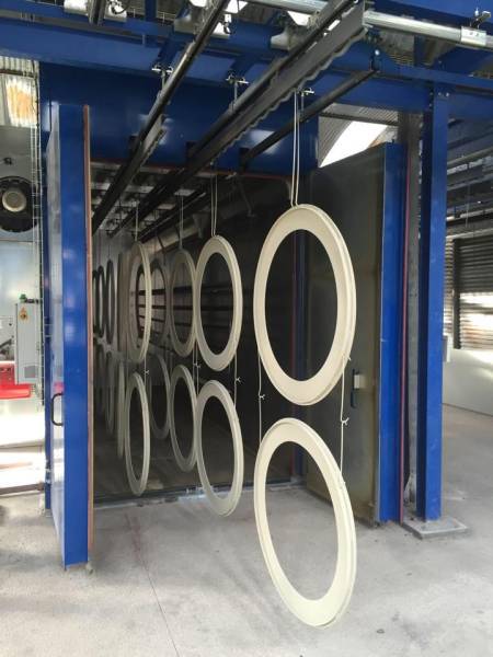 Thermolaquage pour la finition de pièces pour l'industrie nucléaire à Manosque